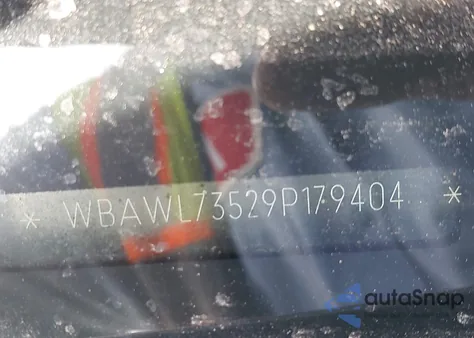 2009 BMW 335I from USA, damaged, VIN WBAWL73529P179404